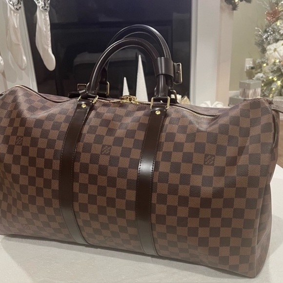 Louis Vuitton Other - Louis Vuitton Damier Ebene Keepall Bandouliere 50 Travel Bag